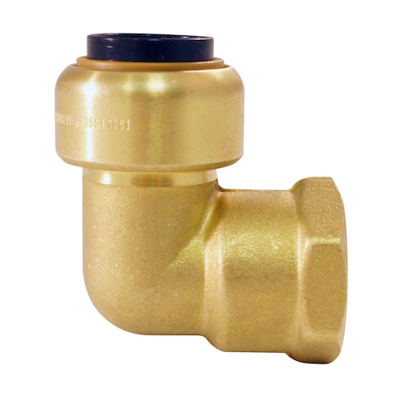 Apollo 1/2 in. Brass Push-to-Connect x 1/2 in. Female Pipe Thread 90-Degree Elbow FSBFE12